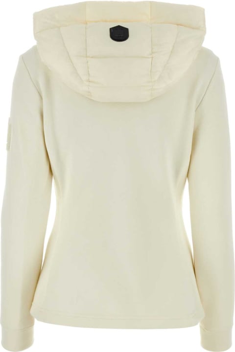 Mackage Coats & Jackets for Women Mackage Ivory Cotton Blend Dellaz Sweatshirt