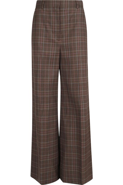 Stella McCartney Pants & Shorts for Women Stella McCartney Check Flared Trousers