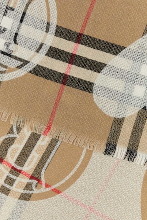 ウィメンズ スカーフ＆ストール Burberry Embroidered Cashmere Blend Scarf