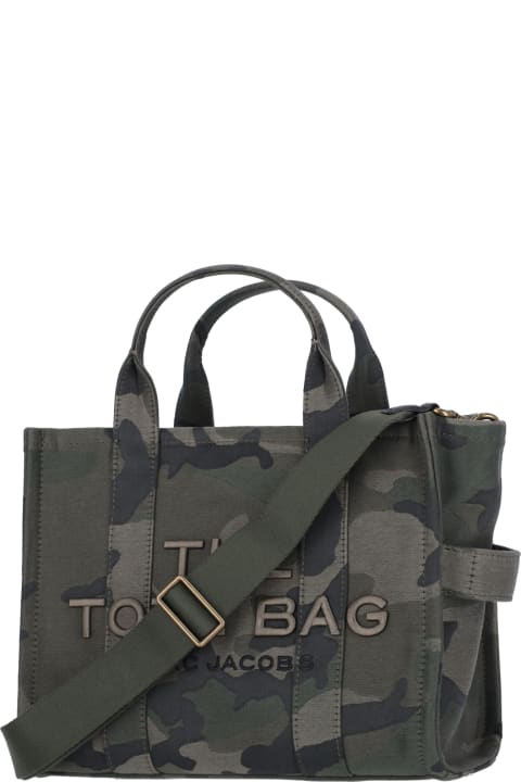 Marc Jacobs for Women Marc Jacobs Traveler Tote In Camouflage Cotton