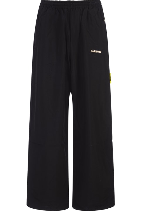 Fashion for Men Barrow Black Wide-leg Track Pants With Logo