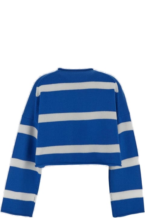 Alexander Wang Sweaters for Women Alexander Wang Logo Embroidered Striped Sweater