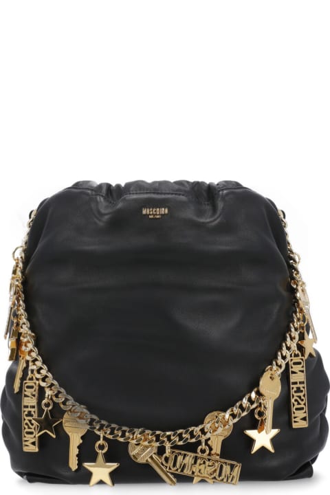 Totes for Women Moschino Leather Shoulder Bag