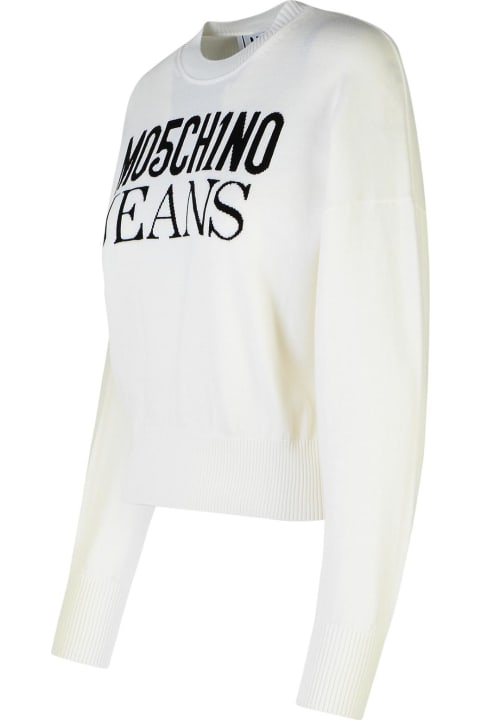 M05CH1N0 Jeans for Women M05CH1N0 Jeans White Cotton Sweater