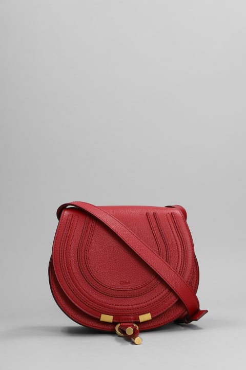 Marcie Shoulder Bag In Red Leather