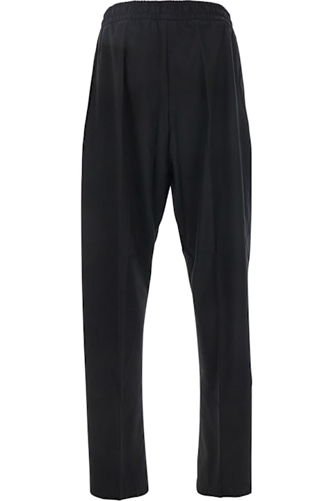 Fear of God Pants for Men Fear of God Black Pants With Front Knot Closure And Logo Patch In Cotton And Wool Blend Woman