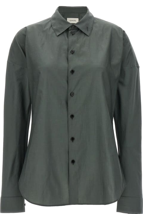 Quiet Luxury for Women Lemaire 'fitted Band Collar' Shirt
