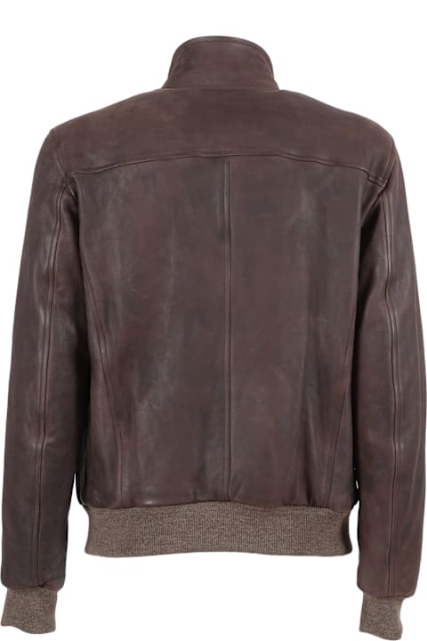 Stewart for Women Stewart Goose Down Jacket With Double Slider Zip Closure, Standing Collar With Knitted Interior, Hem And Cuffs And Two Button Closure And Two Side Welt Pocket