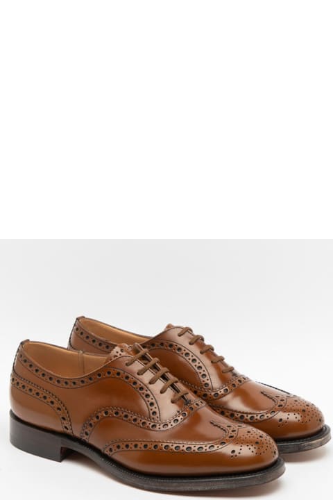 Church's Loafers & Boat Shoes for Men Church's Burwood 81 Sandalwood Polishbinder Full Brogue Oxford Shoe