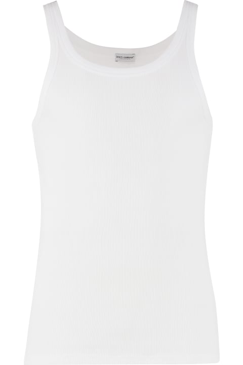 Topwear for Men Dolce & Gabbana Marcello Ribbed Tank Top