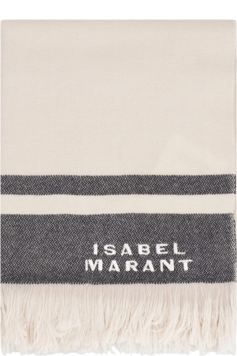 Accessories Sale for Women Isabel Marant Anika Wool And Cashemre Scarf
