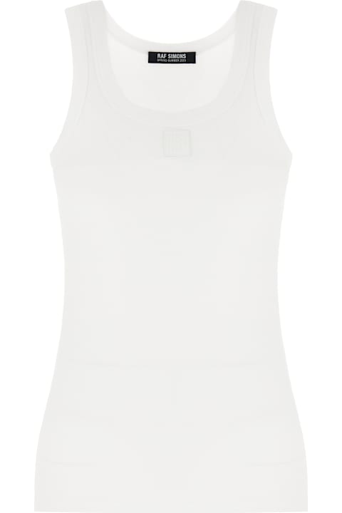 Raf Simons for Women Raf Simons White Cotton Top