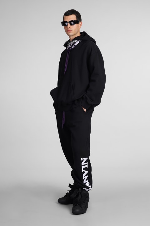 Fleeces & Tracksuits for Men Lanvin Logo Embroidery Hoodie