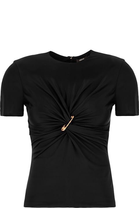 Homeware Versace Black Viscose Top