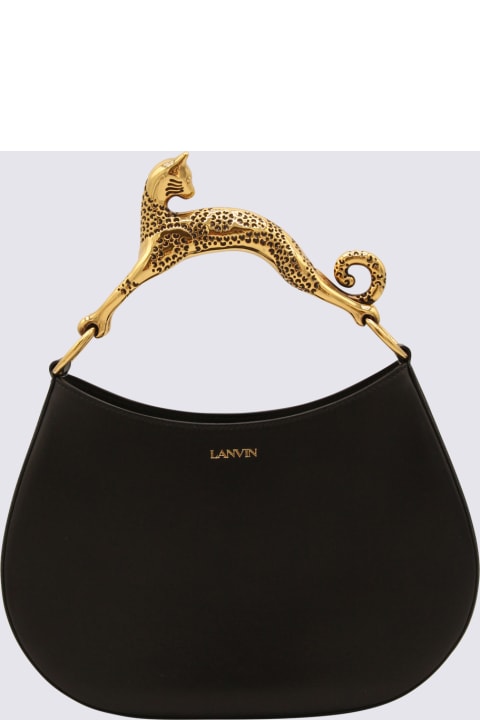 Fashion for Women Lanvin Black Leather Hobo Cat Bag