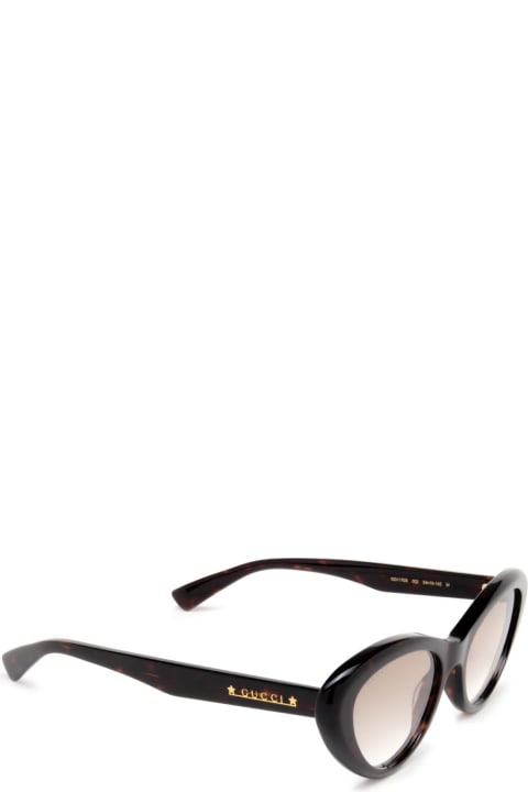 ウィメンズ新着アイテム Gucci Eyewear Gg1170s Havana Sunglasses