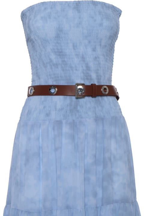 Clothing for Women Michael Kors Sunbleach Light Blue Dress