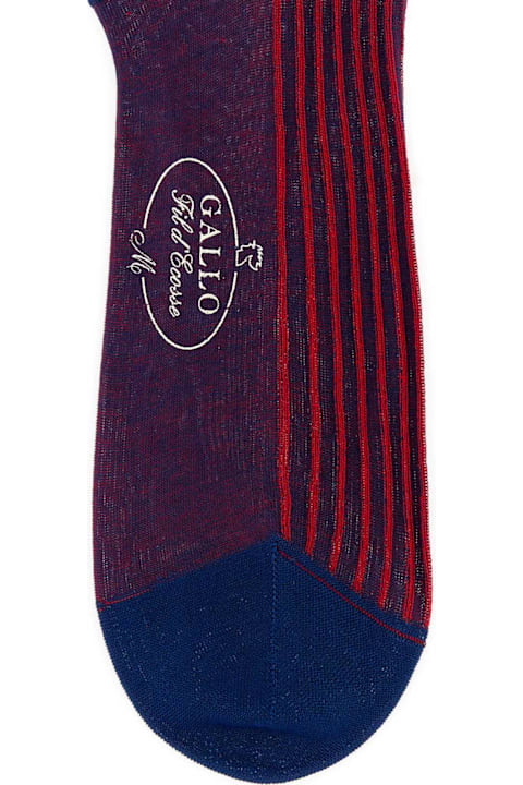 Gallo for Women Gallo Two-tone Cotton Socks