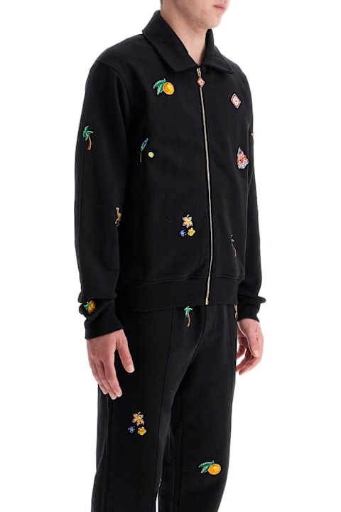 Casablanca Fleeces & Tracksuits for Men Casablanca 'elements In Crayon' Embroidered Track