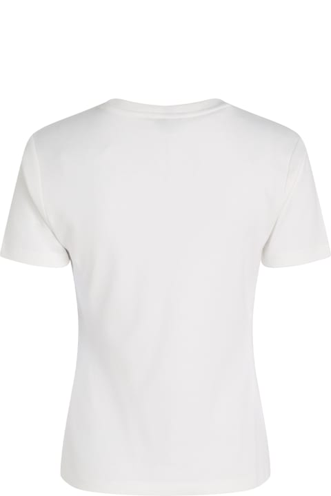 Tommy Hilfiger Topwear for Women Tommy Hilfiger White T-shirt With Mini Logo
