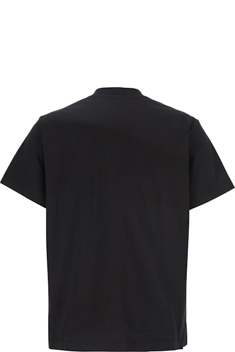 Des Phemmes Clothing for Women Des Phemmes Black T-shirt With All-over Sequined Cherry Decorations In Cotton Woman