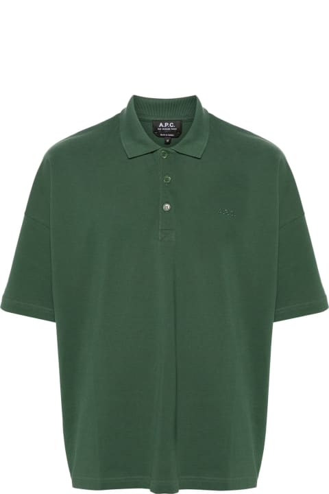 A.P.C. Topwear for Men A.P.C. A.p.c. T-shirts And Polos Green