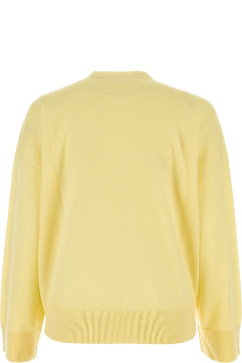 Bottega Veneta Fleeces & Tracksuits for Women Bottega Veneta Yellow Wool Oversize Sweater