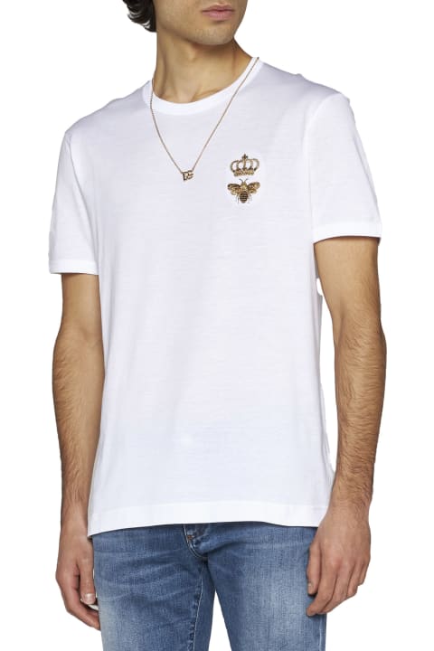 Topwear for Men Dolce & Gabbana Cotton Crew-neck T-shirt