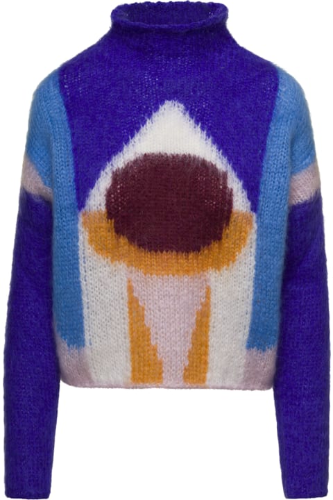 "diamante" Inlay Sweater