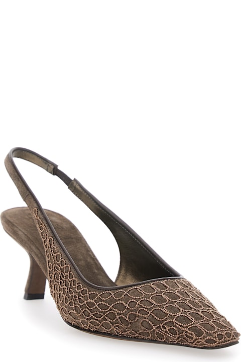 Homeware Brunello Cucinelli City Slingback Heels