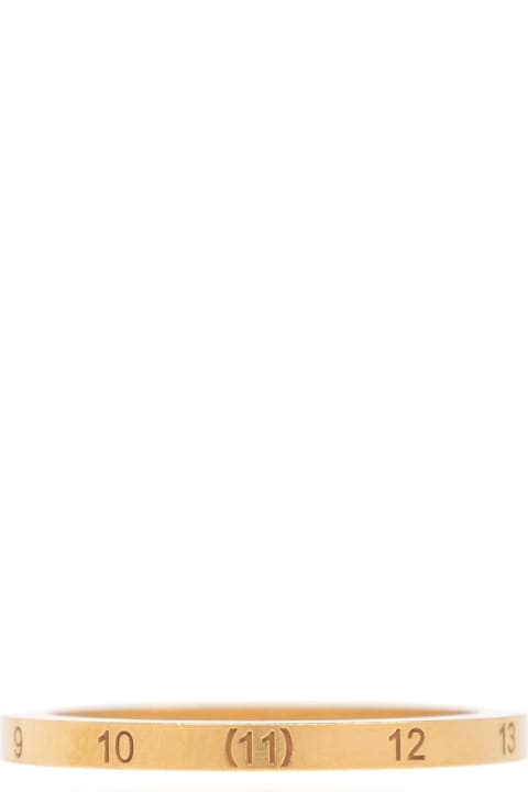 Homeware MM6 Maison Margiela Silver Ring With Logo