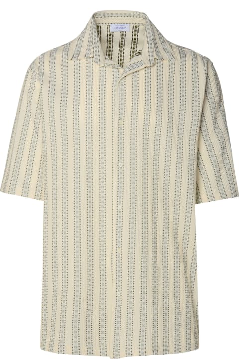 メンズ Off-Whiteのシャツ Off-White Short Sleeve Bowling Shirt