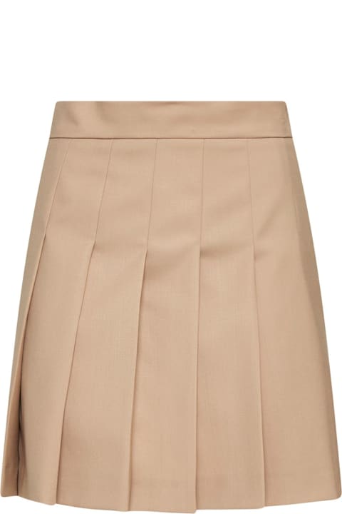 Skirts for Women Max Mara Studio Pleated Mini Skirt