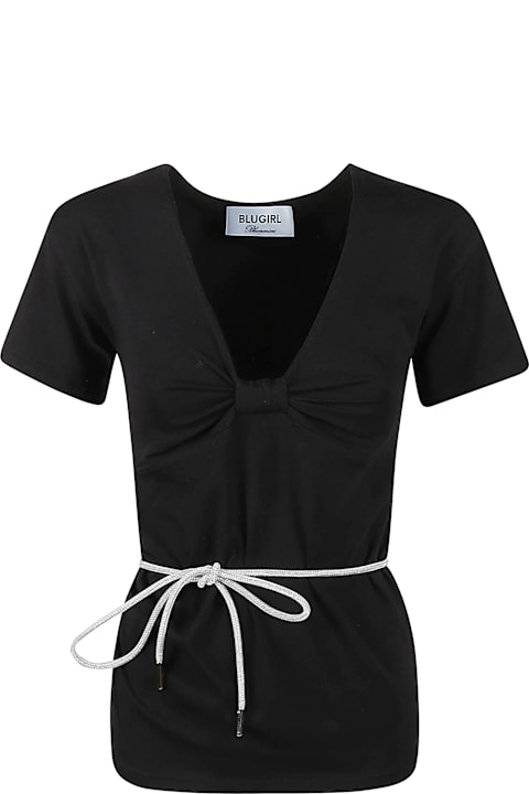 Blugirl Clothing for Women Blugirl Tie-waist Regular Fit T-shirt