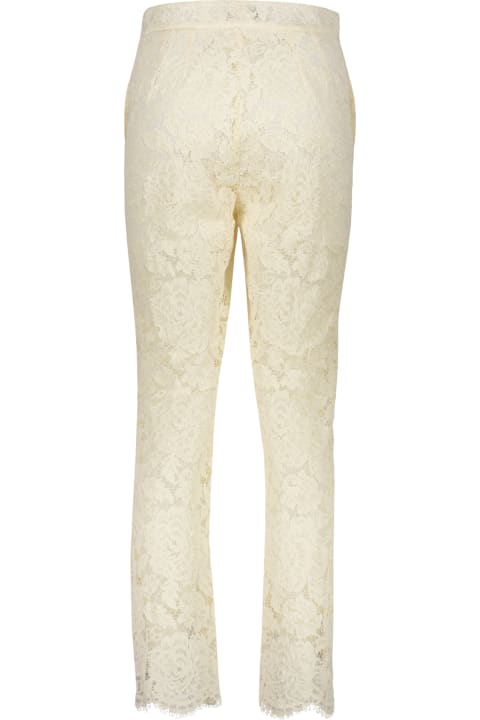 Dolce & Gabbana Pants & Shorts for Women Dolce & Gabbana Lace Trousers