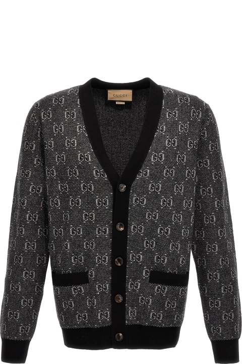 Sweaters for Men Gucci 'gg' Cardigan