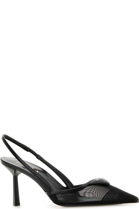 Prada Black Mesh Pumps