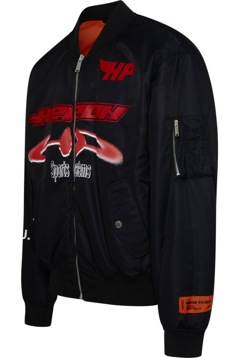 HERON PRESTON Coats & Jackets for Men HERON PRESTON Ex-ray Zipped Bomber Jacket