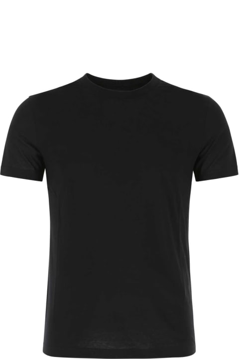 Prada for Kids Prada Black Cotton T-shirt Set