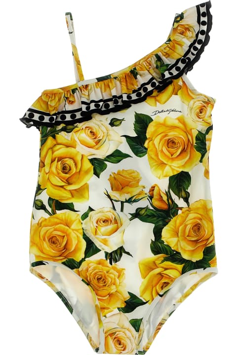'rose Gialle' One-piece Swimsuit