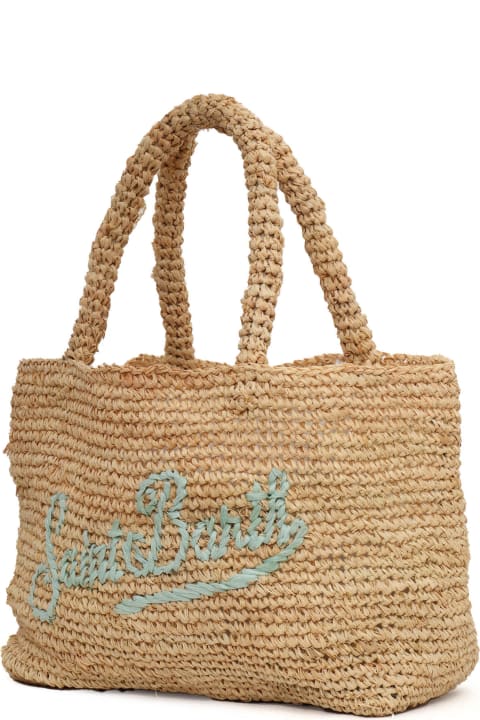 Accessories & Gifts for Girls MC2 Saint Barth Midi Beach Raffia Bag