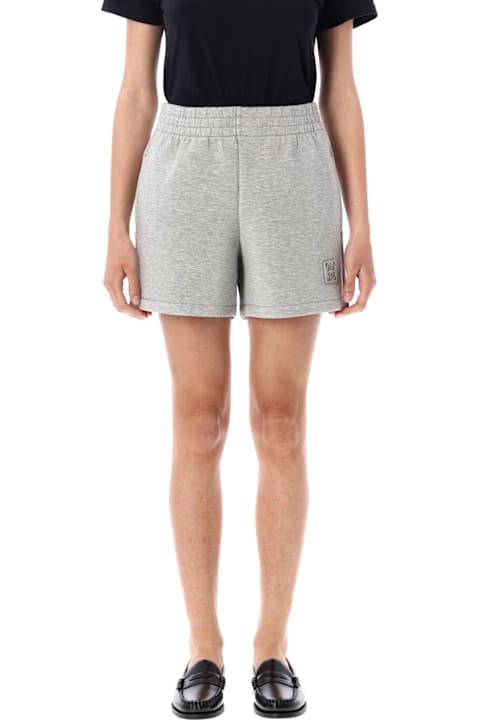 Anine Bing for Women Anine Bing Monogram Embossed Shorts