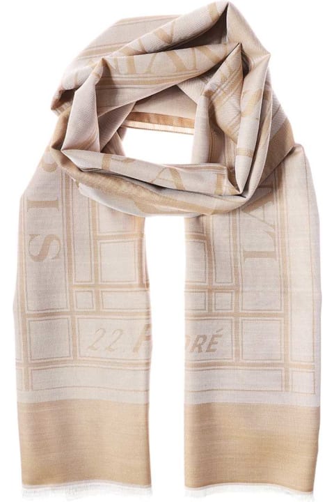Lanvin Scarves & Wraps for Women Lanvin Silk And Wool Scarf