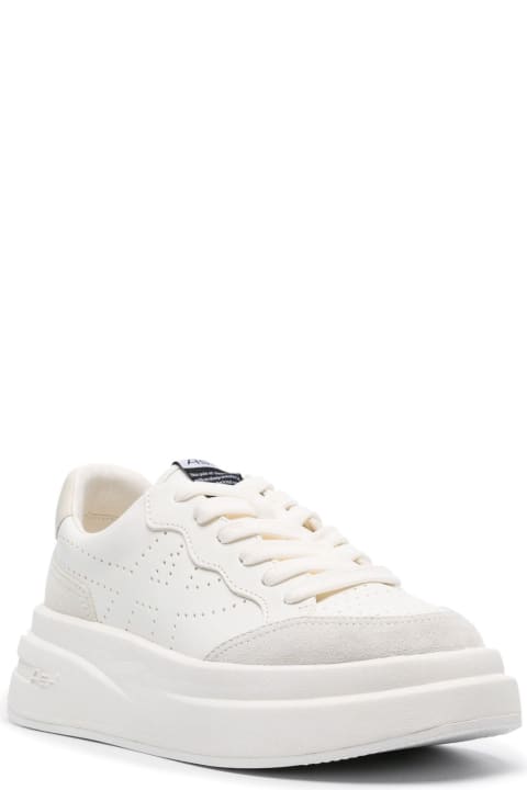 Ash Shoes for Women Ash White Calf Leather Sneakers