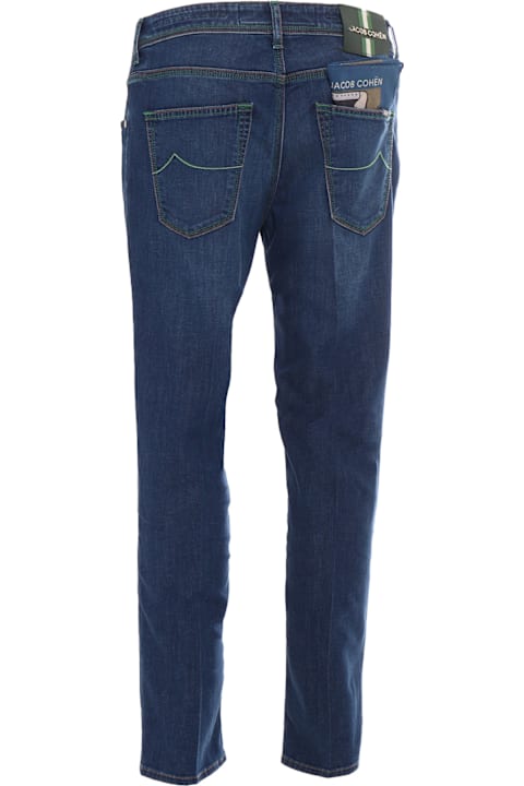 Jacob Cohen for Kids Jacob Cohen Cropped Slim Fit 5 Pocket Pants