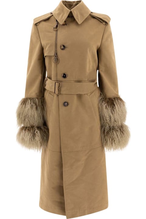 Homeware Burberry Cuff-detailed Belted Waist Coat