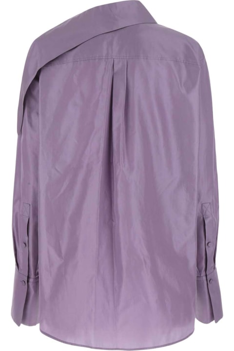 Fashion for Women Valentino Garavani Purple Taffeta Oversize Shirt