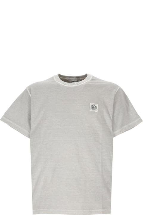 Stone Island Topwear for Men Stone Island Compass Patch Crewneck T-shirt