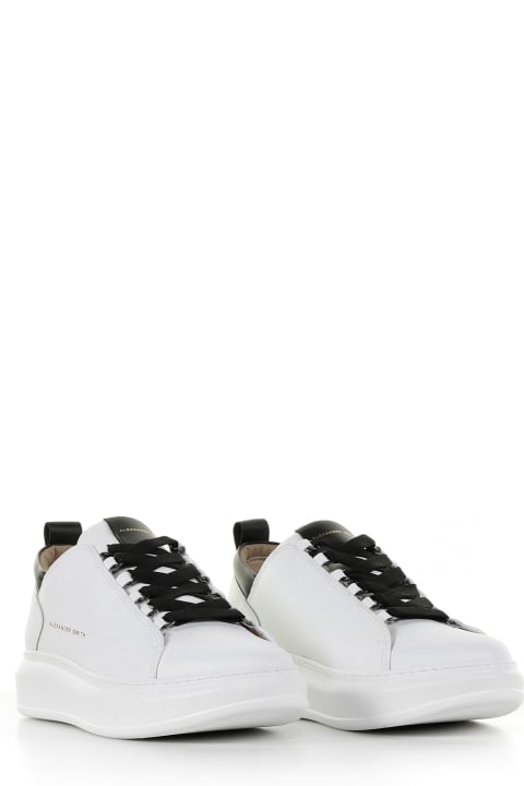 White Sneaker With Black Contrast