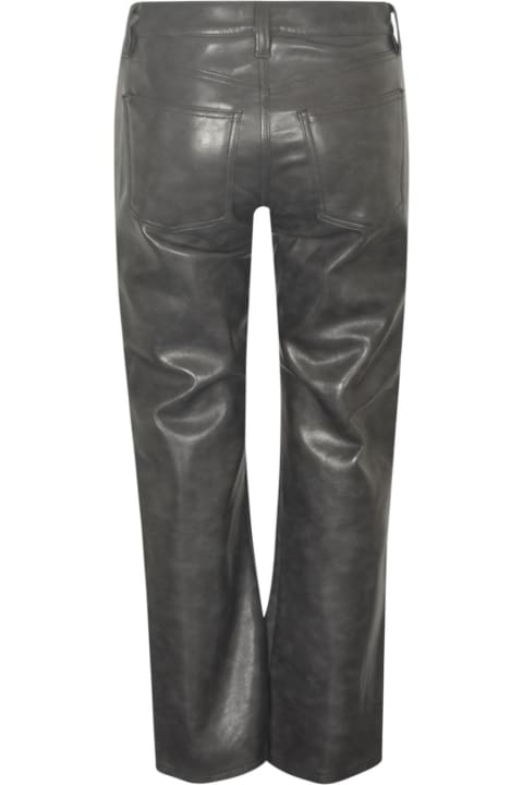 ウィメンズ AGOLDEのパンツ＆ショーツ AGOLDE 5 Pockets Straight Leg Shiny Jeans